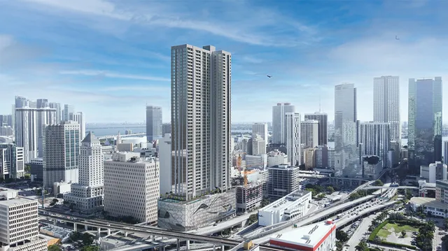 Plans Filed for Nichols Designed 57-Story M Tower In Downtown Miami &#8211; FYIMBY